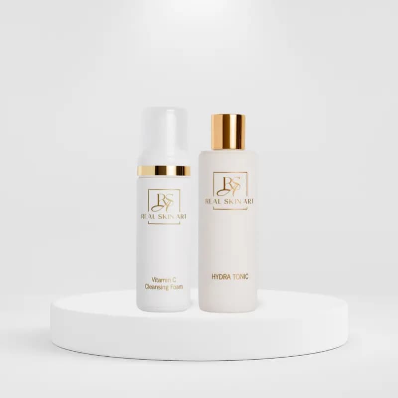 Gift Box: Vitamin C Foam & Hydrating Toner — skincare gift set for women